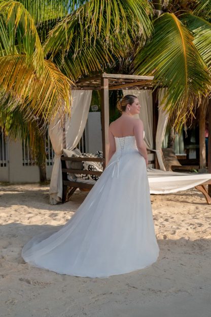 30015WU-D7 Satin+Tulle+Lace – Bild 2