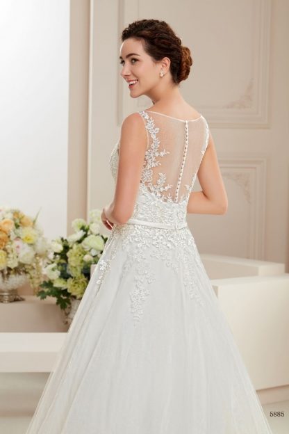 5885-B6 Satin+Tulle – Bild 2