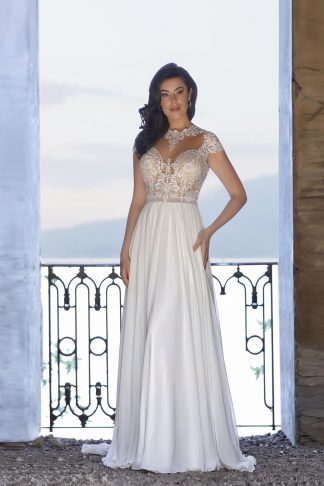 20182-D8 Chiffon+Tulle