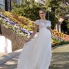 20294PU-AM-D13 Chiffon + Shiny Tulle