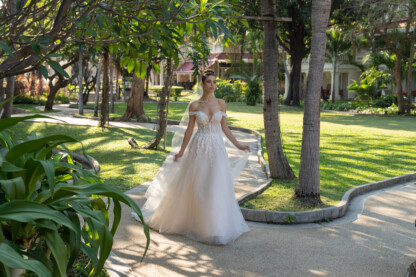 10117V-D14-DL Tulle Veil Schleier – Bild 5