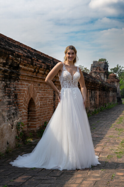 20316-D14-AM Shiny Tulle + Tulle