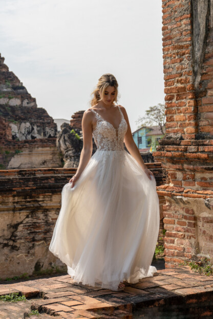 20316-D14-AM Shiny Tulle + Tulle – Bild 3