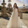 30110W-D14-BL Shiny Tulle + Tulle