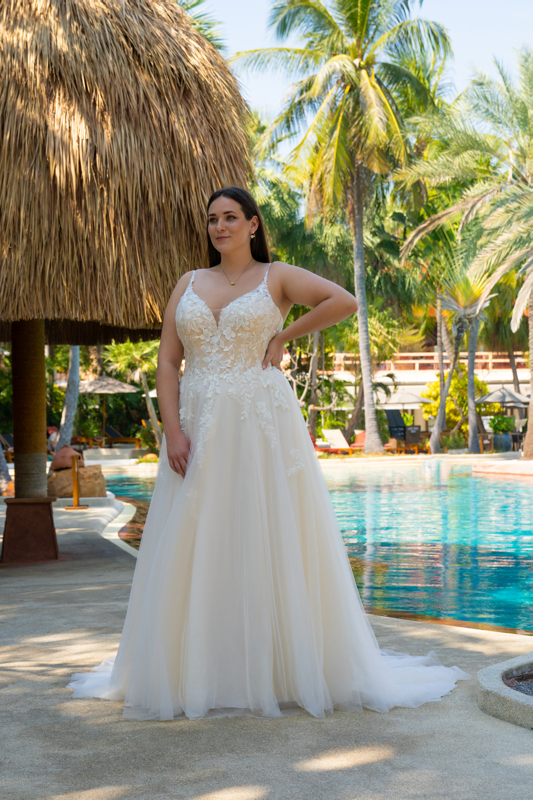 30118W-D14-BL Tulle