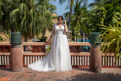 30127WU-D14-BL Tulle+Lace - Image 3