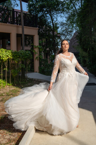 30128W-D14-BL Tulle