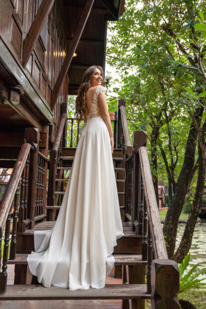 40071-D14-SY Chiffon +Tulle – Bild 2