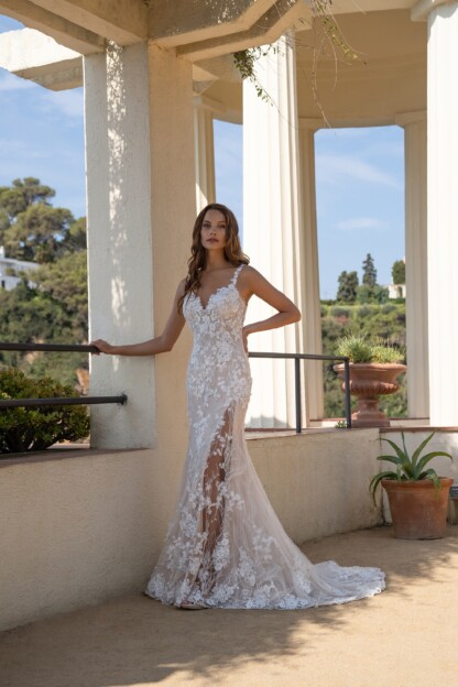 10005-B6 Satin+Tulle+Lace