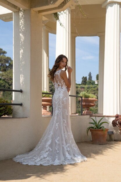 10005-B6 Satin+Tulle+Lace – Bild 2