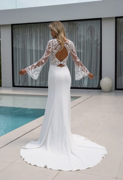 20359-D15-AM Satin+Tulle – Bild 2