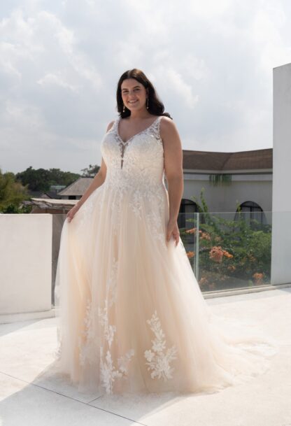 30140W-D15-BL Tulle