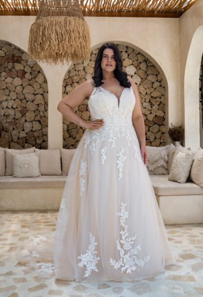 30142W-D15-BL Tulle
