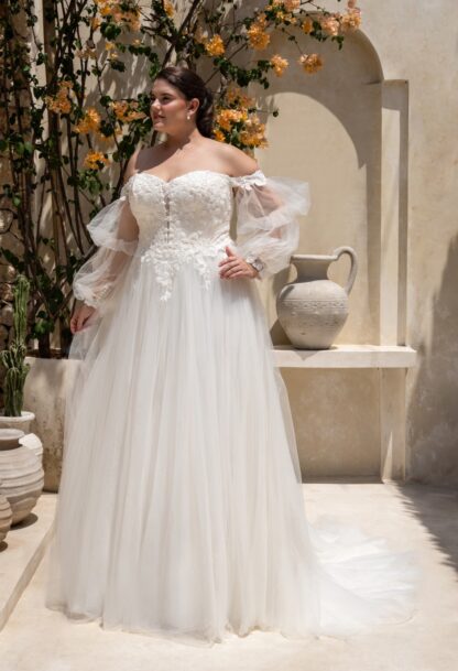 30144W-D15-BL Tulle