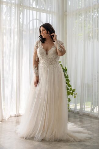 30149W-D15-BL Tulle