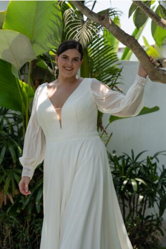 30159W-D15-BL Chiffon+Tulle