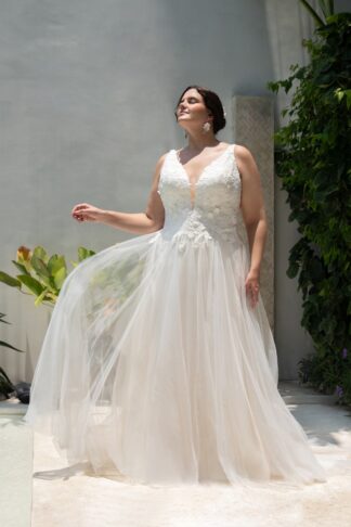 30160W-D15-BL Tulle