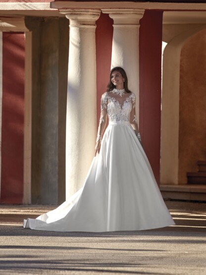 10150-D15-DL Satin+Tulle